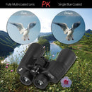 10x50 High Powered Binoculars Outdoor Sport Multi-coated Wide Angle Binoculars Telescope for Hunting Camping Bird Watching Wildlife Observation