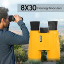 10x30 Waterproof Floating Binocular Outdoor Compact Lightweight Binoculars Telescope for Camping Hiking Boating Bird Watching