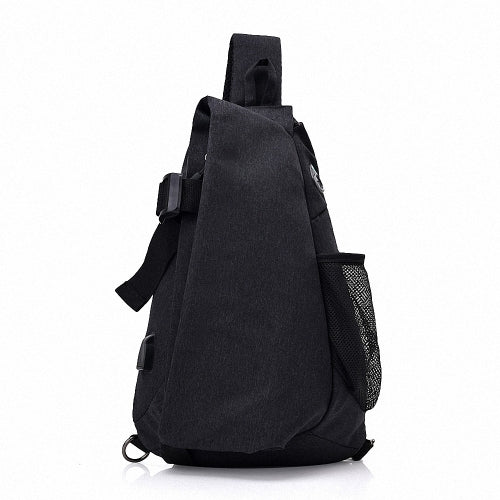 Lixada Men Chest Bags Casual Chest Pack Anti Theft Sling Crossbody Bags Messenger Bag Shoulder Bag