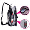 Lixada Men Chest Bags Casual Chest Pack Anti Theft Sling Crossbody Bags Messenger Bag Shoulder Bag