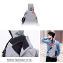 Lixada Men Chest Bags Casual Chest Pack Anti Theft Sling Crossbody Bags Messenger Bag Shoulder Bag