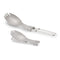 TOMSHOO Titanium Folding Spork Outdoor Camping Hiking Backpacking Dinner Spork Utensil Tableware