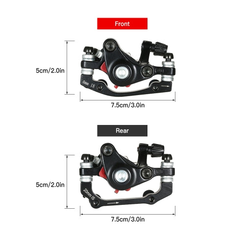 Bike Calipers Set Front Rear Bike Disc Brake Kit Metal MTB Road Bike Cyling Bicycle Parts