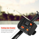 99.9M Fishing Line Counter Professional Digital Display Fishing Line Finder Clip-on Fishing Line Depth Monitor