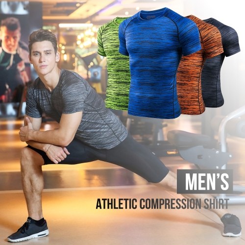 Lixada Men's Athletic Compression T shirt