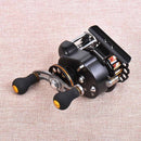 4+1 Ball Bearings 3.5:1 Gear Ratio Raft Fishing Reel Right / Left Hand Fly Fishing Reel Ice Reel