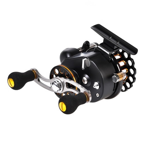 4+1 Ball Bearings 3.5:1 Gear Ratio Raft Fishing Reel Right / Left Hand Fly Fishing Reel Ice Reel