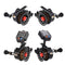 4+1 Ball Bearings 3.5:1 Gear Ratio Raft Fishing Reel Right / Left Hand Fly Fishing Reel Ice Reel