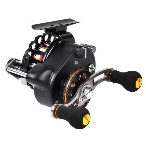 4+1 Ball Bearings 3.5:1 Gear Ratio Raft Fishing Reel Right / Left Hand Fly Fishing Reel Ice Reel