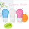 60ML Travel Cosmetic Bottle Toiletry Containers Set Leak Poof Approved Silicone Lotion Shampoo Toiletries Containers