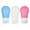 60ML Travel Cosmetic Bottle Toiletry Containers Set Leak Poof Approved Silicone Lotion Shampoo Toiletries Containers