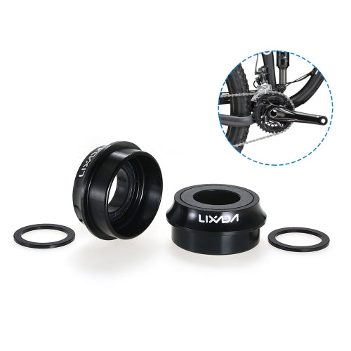 Lixada Road Bike Bicycle Cycling  Press Fit Bottom Bracket Cup Aluminum Alloy 66mm/72mm BB Cup Crank Set Bearing   Axis Parts