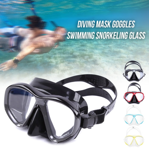 Diving Mask Goggles Swimming Diving Snorkeling Glass Equipment Toughened Tempered Glass