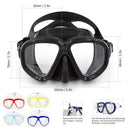 Diving Mask Goggles Swimming Diving Snorkeling Glass Equipment Toughened Tempered Glass