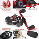 12+1 BB Ball Bearing 8.1:1 Bait Casting Fishing Reel One-way Clutch Baitcasting Reel Left/Right Hand Fishing Reel Magnetic Brake Lure Fishing Reel