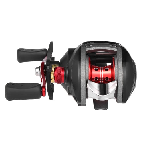 12+1 BB Ball Bearing 8.1:1 Bait Casting Fishing Reel One-way Clutch Baitcasting Reel Left/Right Hand Fishing Reel Magnetic Brake Lure Fishing Reel