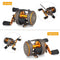 11+1 BB Ball Bearing 4.7:1 Trolling Fishing Reel Drum Fishing Plate Reel Left/Right Hand Boat Fishing Reel Baitcasting Reels