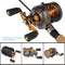 11+1 BB Ball Bearing 4.7:1 Trolling Fishing Reel Drum Fishing Plate Reel Left/Right Hand Boat Fishing Reel Baitcasting Reels