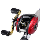 10+1 BB Ball Bearing 6.3:1 Bait Casting Fishing Reel One-way Clutch Baitcasting Reel Left/Right Hand Fishing Reel