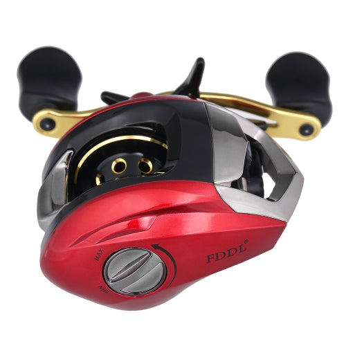 10+1 BB Ball Bearing 6.3:1 Bait Casting Fishing Reel One-way Clutch Baitcasting Reel Left/Right Hand Fishing Reel