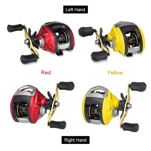 10+1 BB Ball Bearing 6.3:1 Bait Casting Fishing Reel One-way Clutch Baitcasting Reel Left/Right Hand Fishing Reel