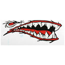 2 Pieces Waterproof Shark Teeth Mouth Stickers Kayak Boat Car Truck Accessories