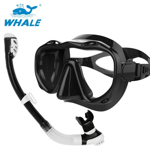 Underwater Full Dry Breathing Tube Diving Goggles Toughened Glass Mask Suit Diving Mask Snorkel Glasses Swimming Set