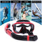 Underwater Full Dry Breathing Tube Diving Goggles Toughened Glass Mask Suit Diving Mask Snorkel Glasses Swimming Set