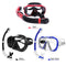 Underwater Full Dry Breathing Tube Diving Goggles Toughened Glass Mask Suit Diving Mask Snorkel Glasses Swimming Set