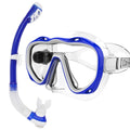 Underwater Full Dry Breathing Tube Diving Goggles Toughened Glass Mask Suit Diving Mask Snorkel Glasses Swimming Set