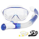 Snorkeling Mask Snorkel Set Anti Fog Underwater Scuba Diving Silicone Tube Snorkel Mask Swimming Training Diving Mask