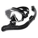 Snorkeling Mask Snorkel Set Anti Fog Underwater Scuba Diving Silicone Tube Snorkel Mask Swimming Training Diving Mask