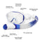 Snorkeling Mask Snorkel Set Anti Fog Underwater Scuba Diving Silicone Tube Snorkel Mask Swimming Training Diving Mask