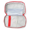 Portable First Aid Empty Kit Pouch Tote Small First Responder Storage Bags Compact Emergency Survival Medicine Bag for Home Office Travel Camping Sport Hiking Cycling Outdoor Red Style 1