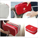 Portable First Aid Empty Kit Pouch Tote Small First Responder Storage Bags Compact Emergency Survival Medicine Bag for Home Office Travel Camping Sport Hiking Cycling Outdoor Red Style 1