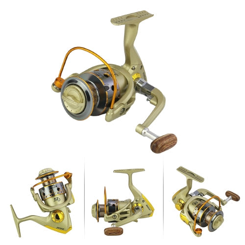 12 BB Fishing Reel Left/Right Interchangeable Collapsible Handle Fishing Spinning Reel Ultra Light Smooth Reel