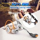 10+1 BB Fishing Reel Left/Right Interchangeable Collapsible Handle Fishing Spinning Reel Ultra Light Smooth Spinning Reel