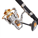 10+1 BB Fishing Reel Left/Right Interchangeable Collapsible Handle Fishing Spinning Reel Ultra Light Smooth Spinning Reel