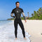 Men's 3mm Back Zip Full Body Wetsuit Swimming Surfing Diving Snorkeling Suit Jumpsuit