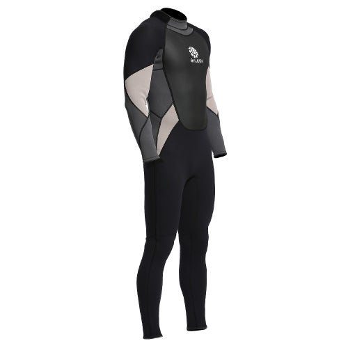 Men's 3mm Back Zip Full Body Wetsuit Swimming Surfing Diving Snorkeling Suit Jumpsuit