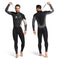 Men's 3mm Back Zip Full Body Wetsuit Swimming Surfing Diving Snorkeling Suit Jumpsuit