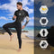 Men's 3mm Back Zip Full Body Wetsuit Swimming Surfing Diving Snorkeling Suit Jumpsuit