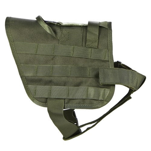 Lixada Outdoor Molle Dog Vest Adjustable Water Resistant Nylon Dog Vest with Safety Lock and Detachable Strap