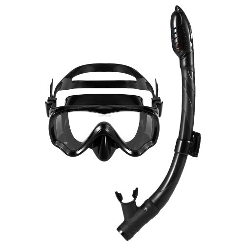 Lixada Kids Scuba Diving Mask Tube Set قناع الغطس السطحي نظارات نظارات الغوص السباحة سهلة التنفس الجاف غص