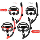 Lixada Kids Scuba Diving Mask Tube Set قناع الغطس السطحي نظارات نظارات الغوص السباحة سهلة التنفس الجاف غص