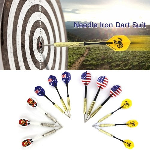 3PCS Needle Darts Indoor Sports Game Iron Dart Training Fitness Security Hard Darts Suit