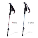 Carbon Fiber Trekking Pole Adjustable Lightweight With EVA Grip and Twist Lock for Hiking Walking Running