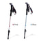 Carbon Fiber Trekking Pole Adjustable Lightweight With EVA Grip and Twist Lock for Hiking Walking Running