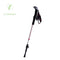 Carbon Fiber Trekking Pole Adjustable Lightweight With EVA Grip and Twist Lock for Hiking Walking Running