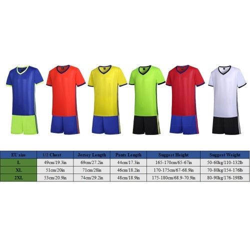 Lixada Football Shirt Uniforms Set